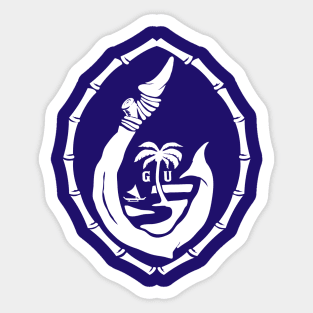 Vintage Chamorro Hook - 671 Guam Seal Sticker